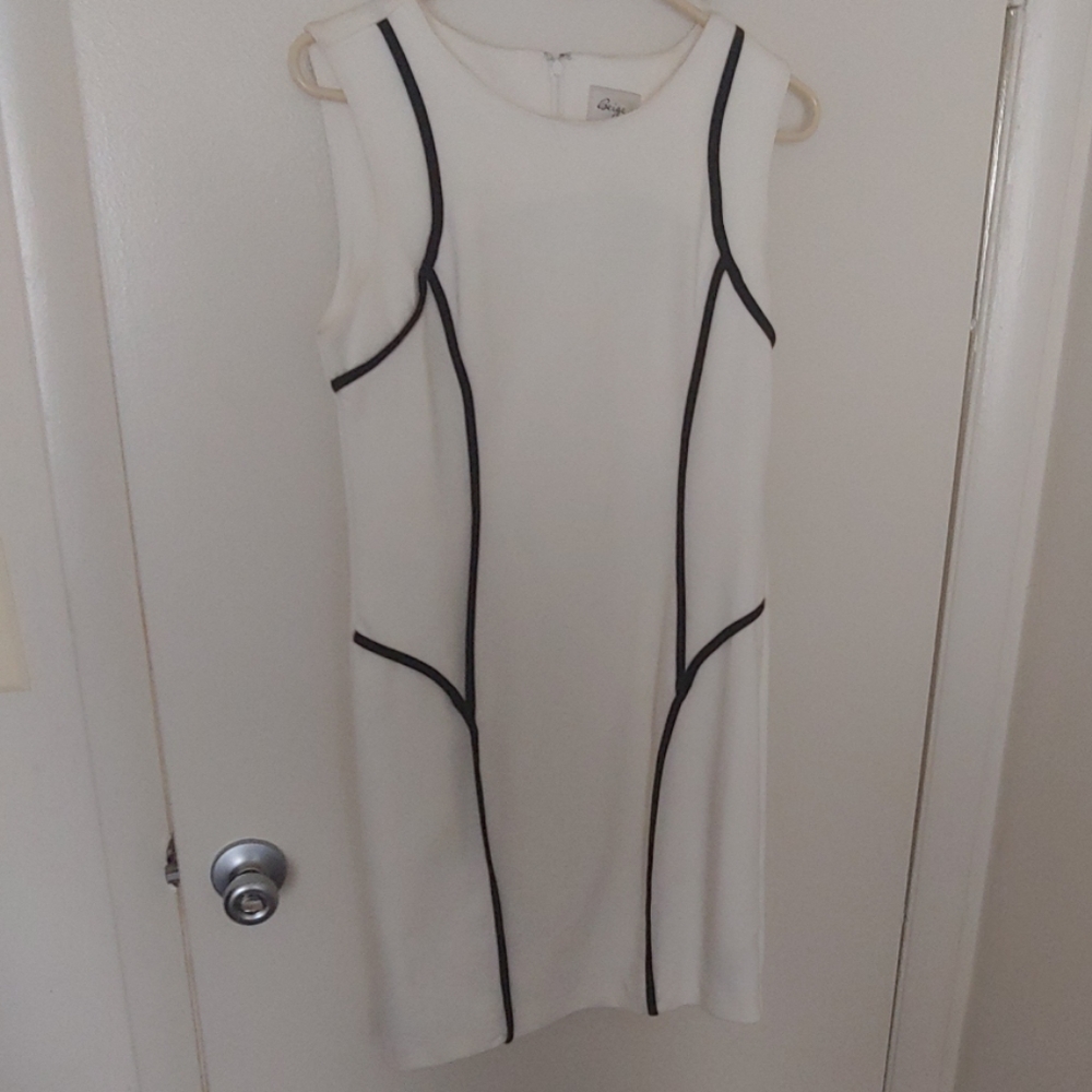 White business casual dress